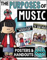 Purposes of Music Poster Set Digital Resources